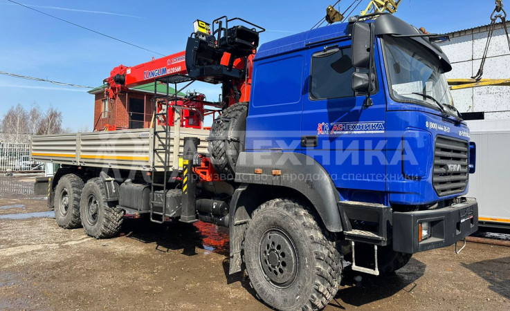 Автомобиль бортовой с КМУ Kanglim KS2056H на шасси Урал 4320-80 (Евро-5)