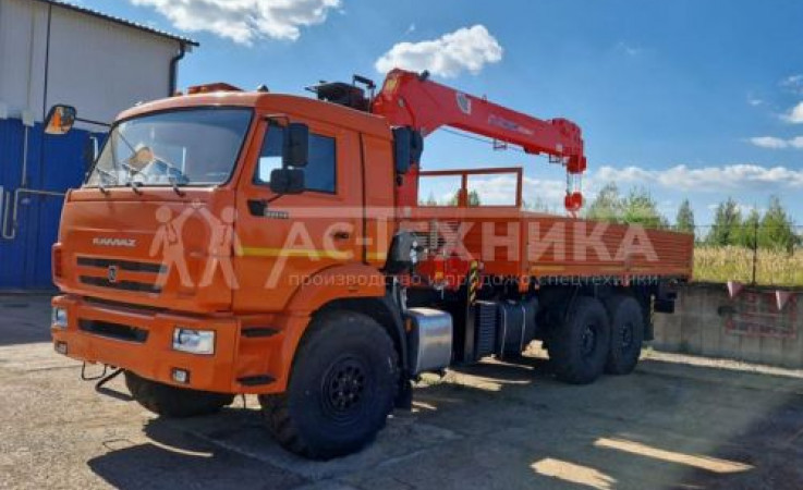 Автомобиль бортовой с КМУ Kanglim KS-1256G-2 на шасси КАМАЗ 43118-50 (Евро-5)