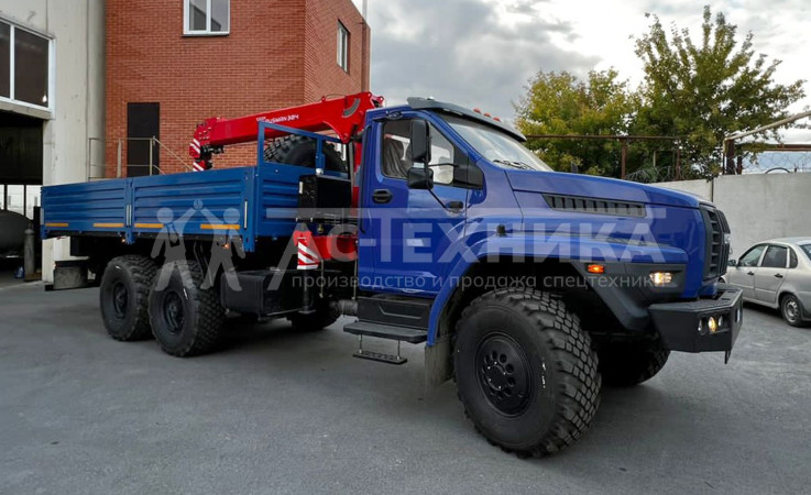 Автомобиль бортовой с КМУ (БКУ) TAURUS 086A на шасси Урал NEXT 4320-72Е5 (Евро-5)