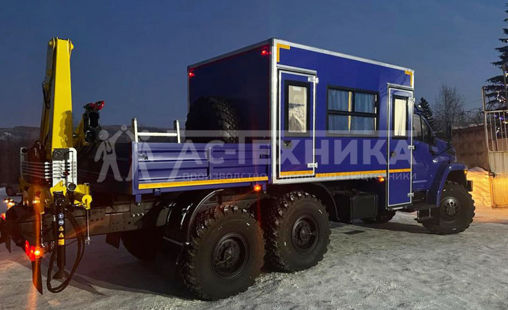 ГПА с КМУ Hyva HB60E2 на шасси Урал NEXT 4320-72Е5 (12 мест) (Евро-5)