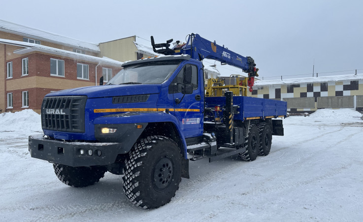 Автомобиль бортовой с КМУ АНТ 20-5ТЛ на шасси Урал NEXT 4320-72Е5Г38 (Евро-5)