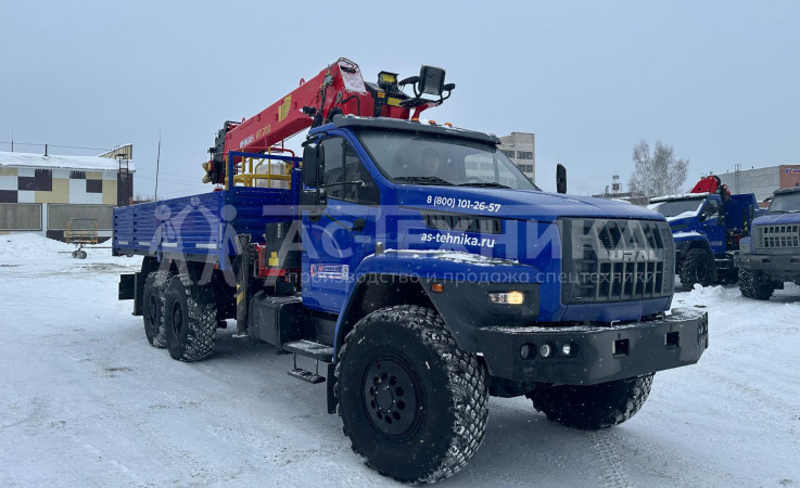 Автомобиль бортовой с КМУ ИТ-200 на шасси Урал NEXT 4320-72Е5Г38 (Евро-5)