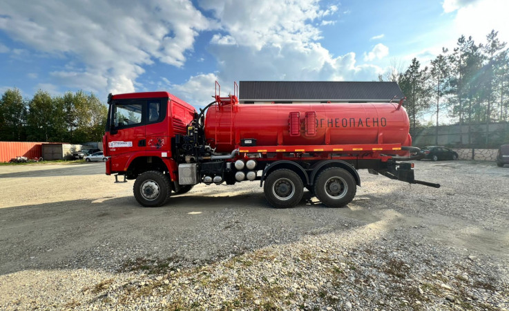 Автоцистерна АКН-12 на шасси SHACMAN Х3000, 6x6 (SX32586V385)