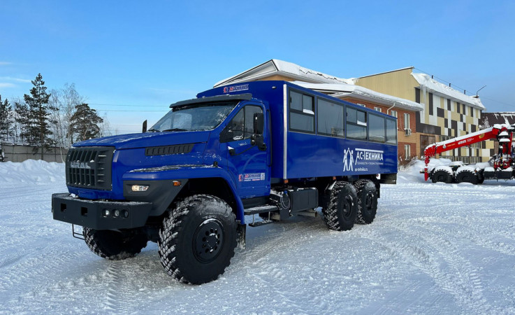 Вахтовый автобус Урал NEXT 3255-73Е5С36 (22+6 мест) (Евро-5)