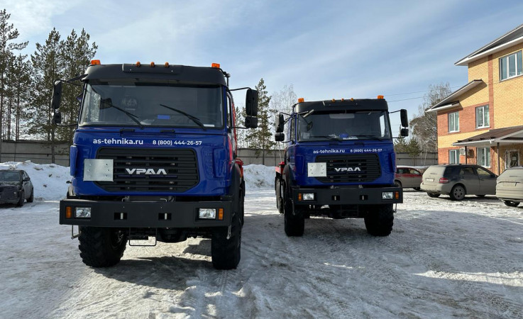 Автоцистерна АКН-11 на шасси УРАЛ 4320-80 (насос КО-505А)