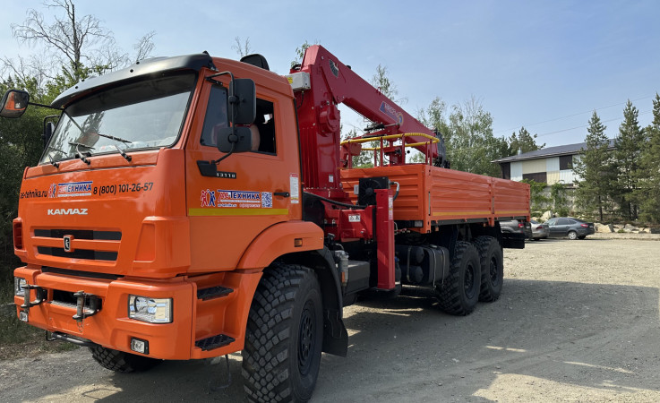 Автомобиль бортовой с КМУ Horyong HRS216 на шасси КАМАЗ 43118-50 (Евро-5)