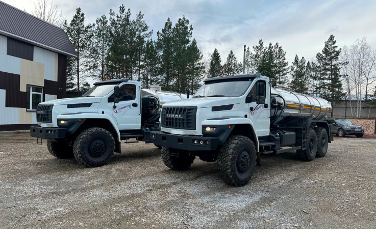 Автоцистерна пищевая АЦПТ-9,5 на шасси Урал NEXT 4320-72Е5 (Евро-5)