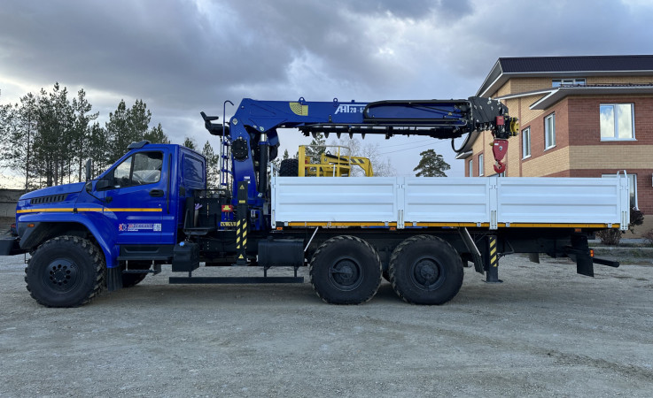 Автомобиль бортовой с КМУ АНТ 20-5ТЛ на шасси Урал NEXT 4320-6951-74Е5Г38 (Евро-5)