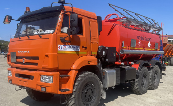 Автотопливозаправщик АТЗ-10 на шасси КАМАЗ 43118-50 (КПП ZF9)