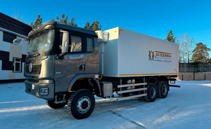 Изотермический автофургон на шасси SHACMAN X3000 6x6 (SX32586V385)