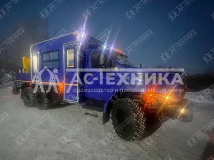 ГПА с КМУ Hyva HB60E2 на шасси Урал NEXT 4320-72Е5 (12 мест) (Евро-5)